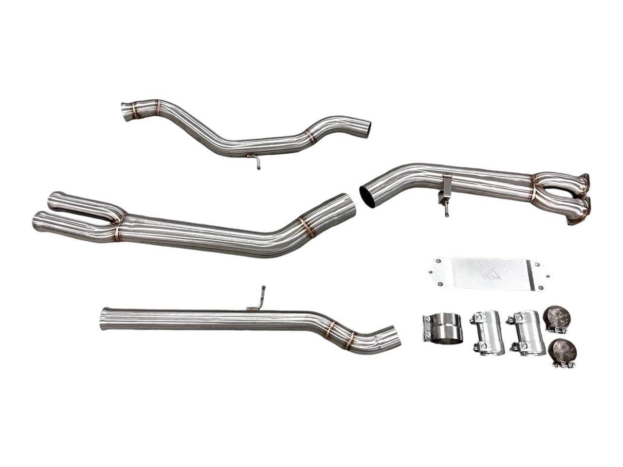 MAD BMW F8x M3 M4 Single Midpipe (Brace Included)
