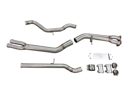 MAD BMW F8x M3 M4 Single Midpipe (Brace Included)