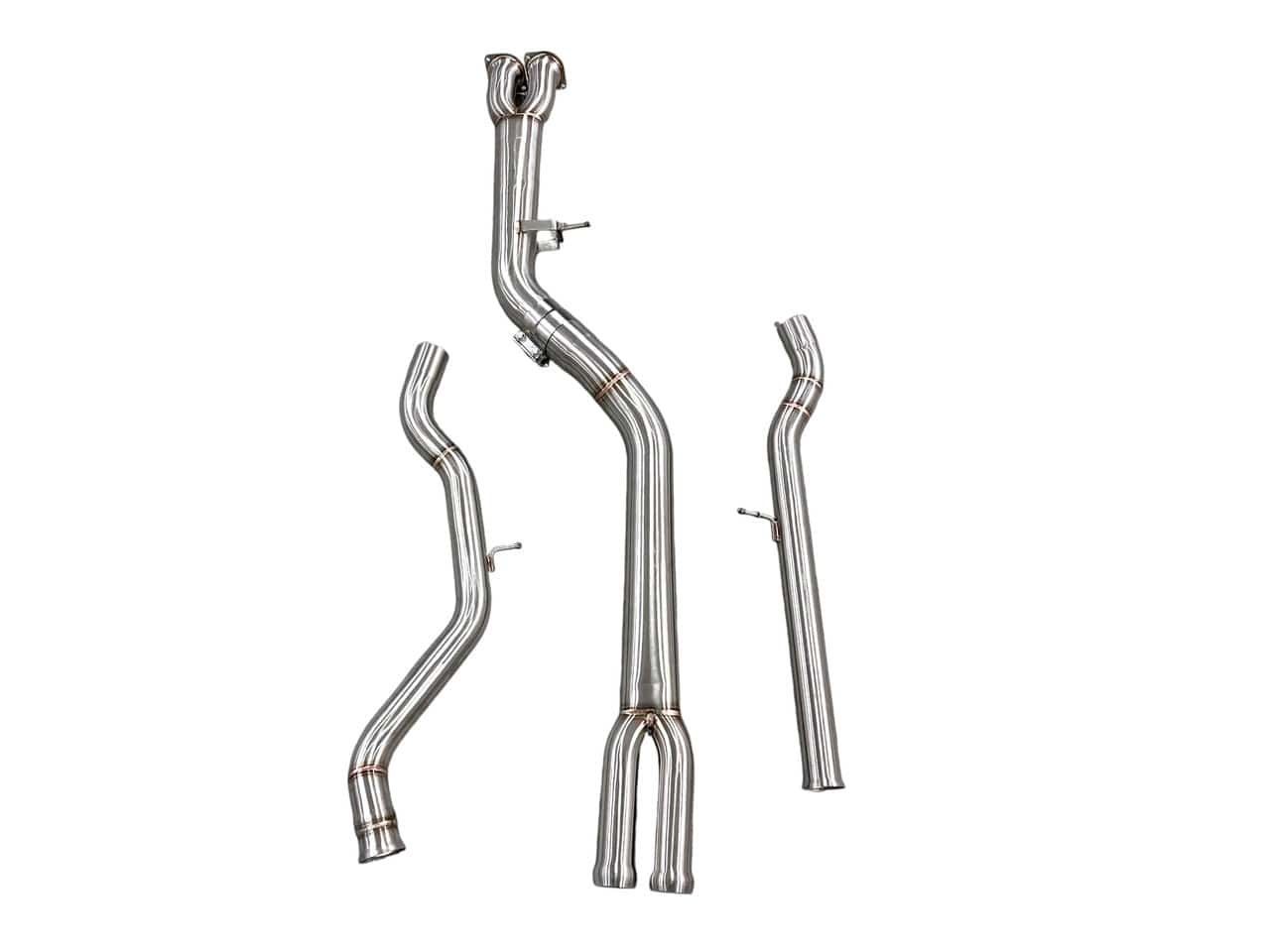 MAD BMW F8x M3 M4 Single Midpipe (Brace Included)