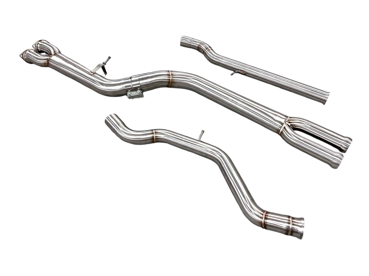 MAD BMW F8x M3 M4 Single Midpipe (Brace Included)