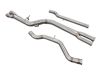 MAD BMW F8x M3 M4 Single Midpipe (Brace Included)
