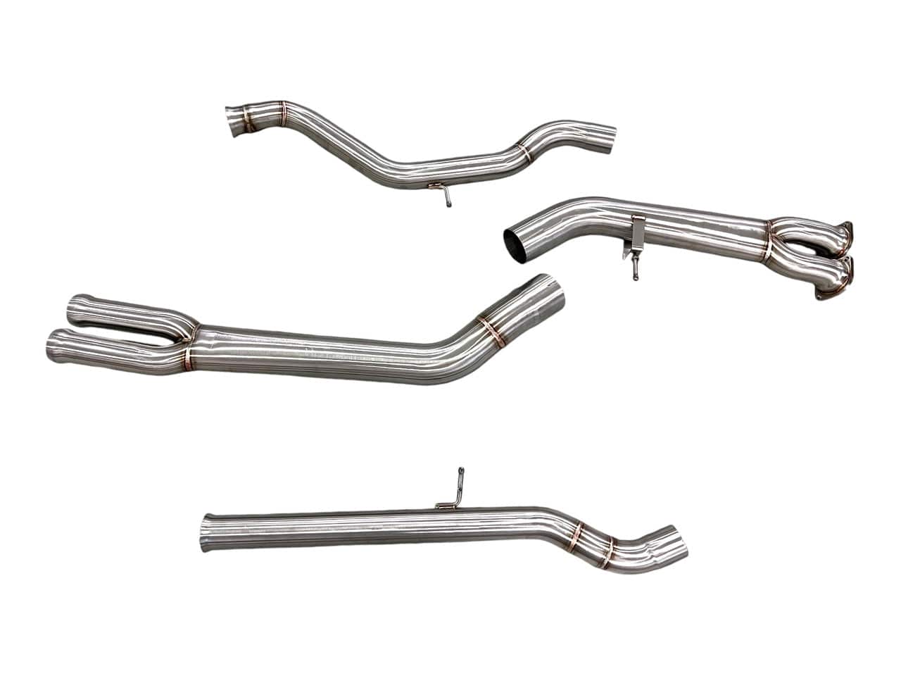 MAD BMW F8x M3 M4 Single Midpipe (Brace Included)