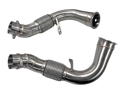 MAD BMW 2024+ X5M X6M M5 F95 LCI F96 LCI G90 G99 Competition S68 Primary Downpipes Catless