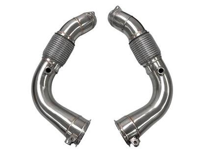 MAD BMW 2024+ X5M X6M M5 F95 LCI F96 LCI G90 G99 Competition S68 Primary Downpipes Catless