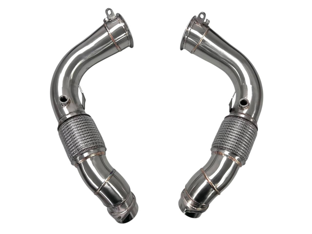 MAD BMW 2024+ X5M X6M M5 F95 LCI F96 LCI G90 G99 Competition S68 Primary Downpipes Catless