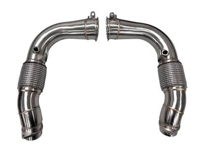 MAD BMW 2024+ X5M X6M M5 F95 LCI F96 LCI G90 G99 Competition S68 Primary Downpipes Catless