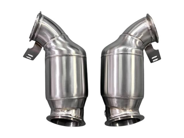 MAD BMW F9x M5 M8 Catted Downpipes W/ No CEL Guarantee
