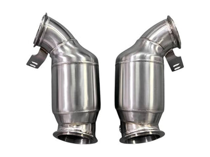 MAD BMW F9x M5 M8 Catted Downpipes W/ No CEL Guarantee