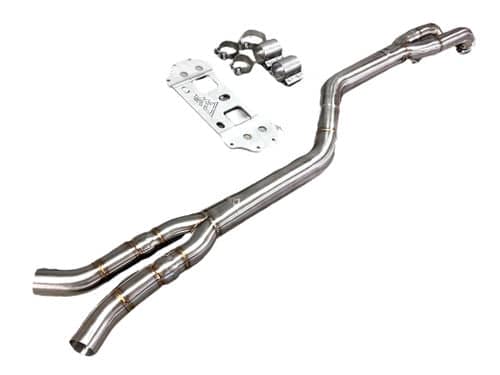 MAD BMW G87 M2 S58 Non-Resonated Single Midpipe (Brace Included)