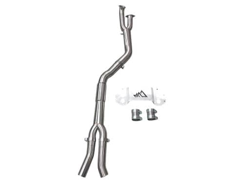 MAD BMW G8x M3 M4 S58 Resonated Single Midpipe (Brace Included)