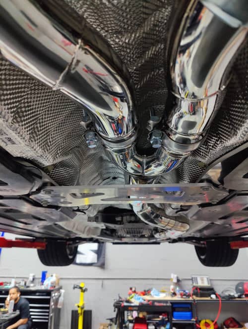 MAD BMW G8x M3 M4 Single Midpipe (Brace Included)