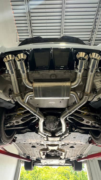 MAD BMW M2 G87 S58 Axle Back Exhaust