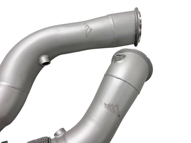 MAD BMW S55 3.5" Fat Boy Downpipes M2C M3 M4 W/ Flex Section