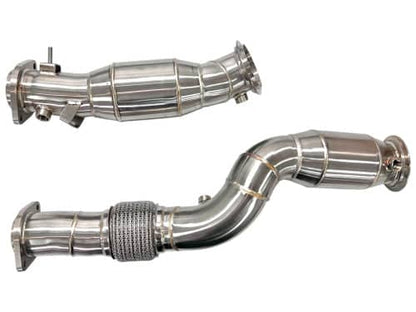 MAD BMW S58 CATTED DOWNPIPES M2 M3 M4 G80 G82 G83 G87 W/ FLEX SECTION