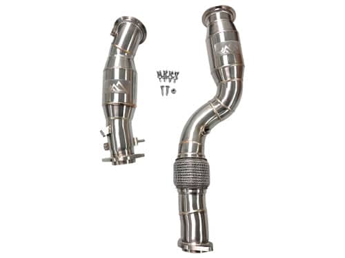 MAD BMW S58 CATTED DOWNPIPES M2 M3 M4 G80 G82 G83 G87 W/ FLEX SECTION