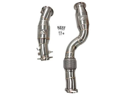 MAD BMW S58 CATTED DOWNPIPES M2 M3 M4 G80 G82 G83 G87 W/ FLEX SECTION