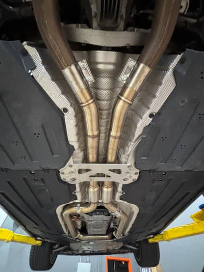 MAD BMW S58 Resonated H-Pipe Midpipe M3 M4 G80 G82 G83 - MAD-125
