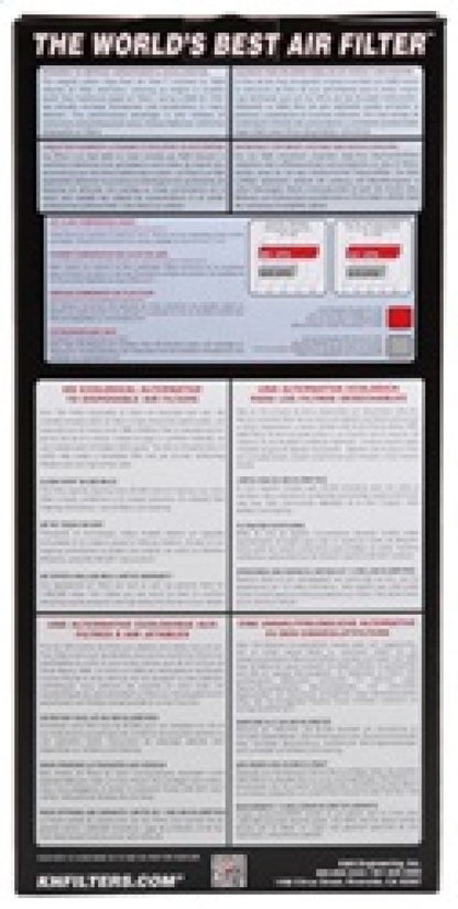 K&N 01 - 08 Jaguar X Type 2.5L/3.0L Drop In Air Filter Air Filters - Drop In