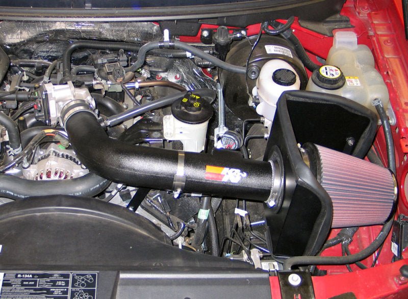 K&N 07 Ford F - 150 V8 - 4.6L Performance Intake Kit Cold Air Intakes