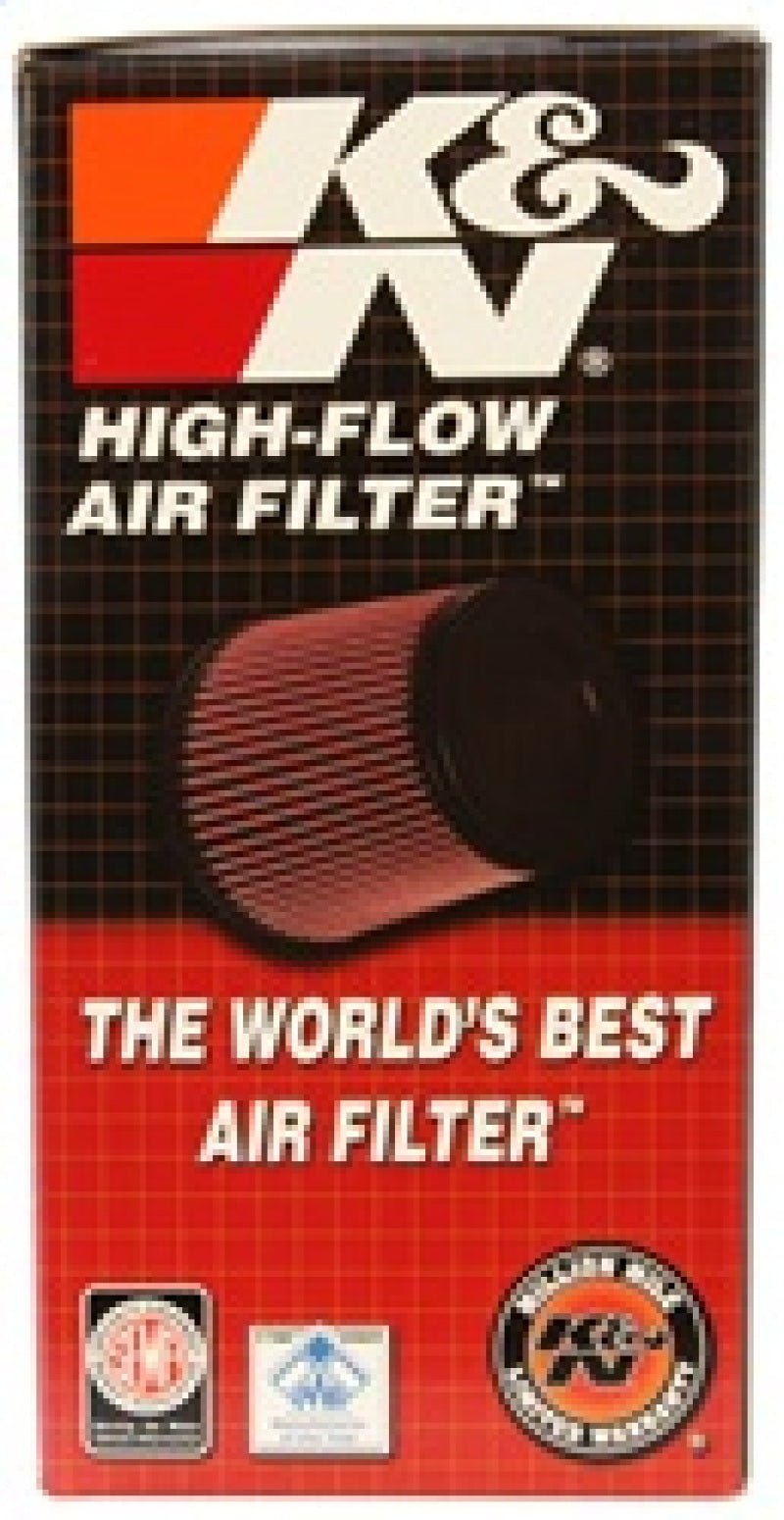 K&N Filter Universal Rubber Oval Straight 4.5in OL x 3.75in OW x 7in Height 20 Degree Angle Air Filters - Universal Fit