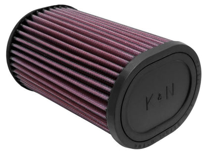 K&N Filter Universal Rubber Oval Straight 4.5in OL x 3.75in OW x 7in Height 20 Degree Angle Air Filters - Universal Fit