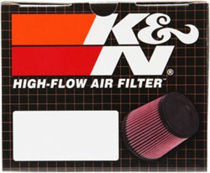 K&N Filter Universal Rubber Oval Straight 4.5in OL x 3.75in OW x 7in Height 20 Degree Angle Air Filters - Universal Fit