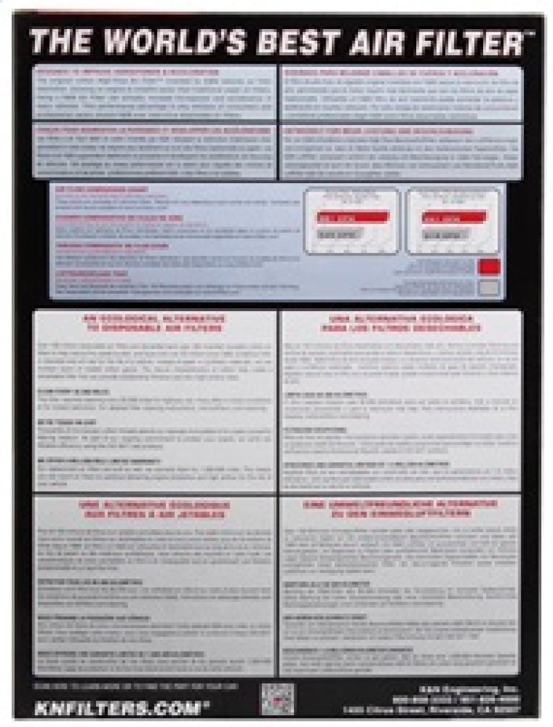 K&N Replacement Air Filter FORD VAN V8 - 7.3L DIESEL; 95 - 99 Air Filters - Drop In