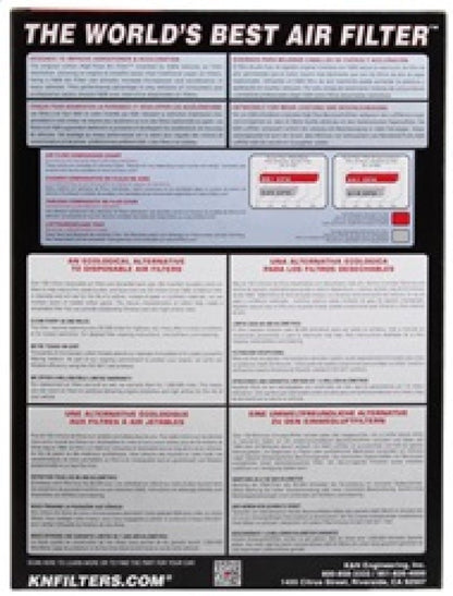 K&N Replacement Air Filter FORD VAN V8 - 7.3L DIESEL; 95 - 99 Air Filters - Drop In