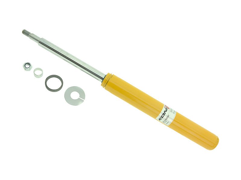 Koni Sport (Yellow) Shock 83-94 Audi 100 Sedan & Avant FWD & Quattro w/ rear 10mm top nut - Front-Shocks and Struts-KONI