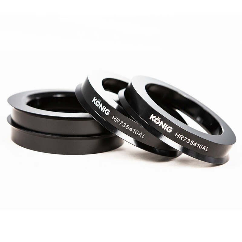 Konig Aluminum Hub Ring Set (4pcs) - 73.1mm O.D. / 54.1mm I.D.-Wheel Accessories-Konig