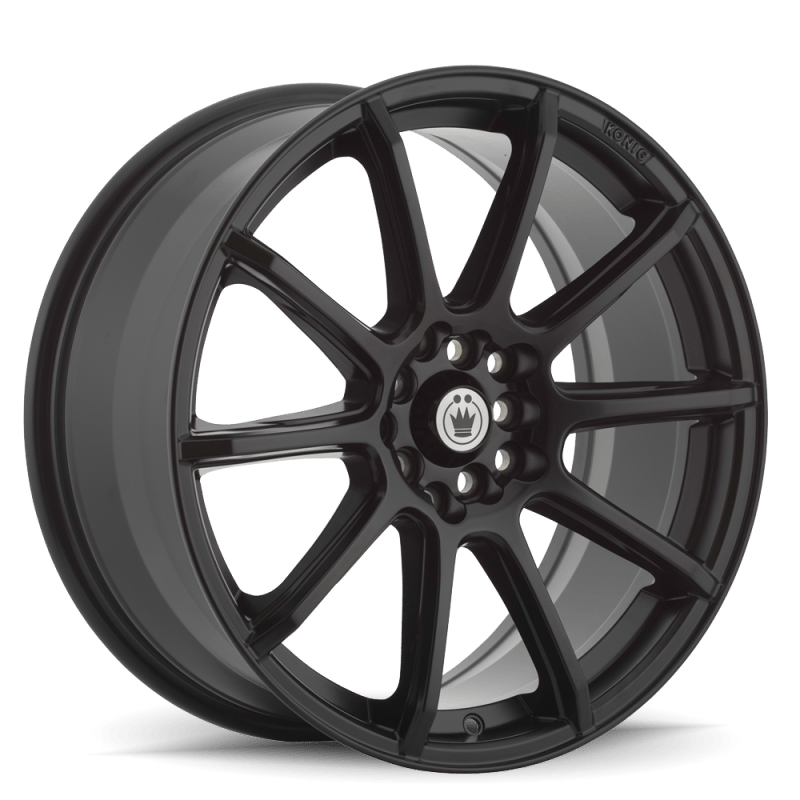 Konig Control 16x7 5x100 / 5x114.3 ET40 Matte Black-Wheels - Cast-Konig