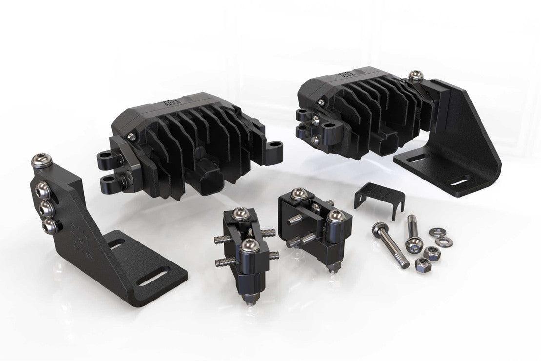 Links & Mounting Accessories: BangerBar Single Row (2Banger) - Hardware - Morimoto