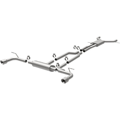 MagnaFlow 07 Audi Q7 V8 4.2L Dual Split Rear Exit Stainless Cat-Back Perf Exhaust-Catback-Magnaflow