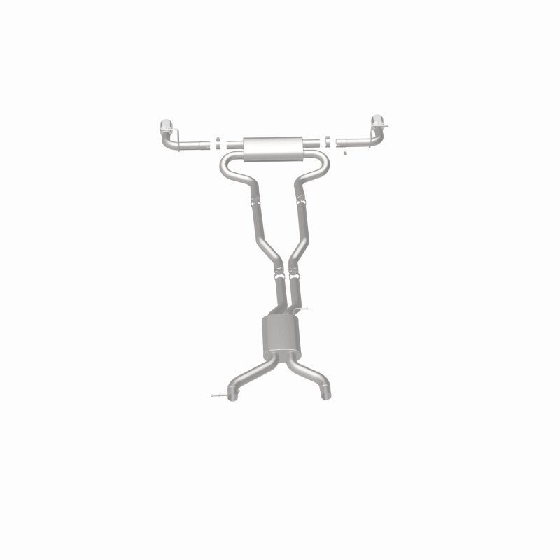 MagnaFlow 07 Audi Q7 V8 4.2L Dual Split Rear Exit Stainless Cat-Back Perf Exhaust-Catback-Magnaflow