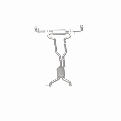MagnaFlow 07 Audi Q7 V8 4.2L Dual Split Rear Exit Stainless Cat-Back Perf Exhaust-Catback-Magnaflow