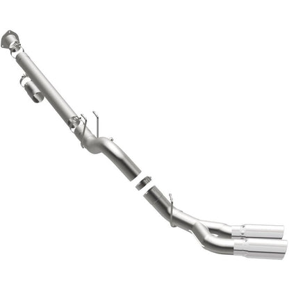MagnaFlow 08-17 Ford F-250/F-350/F-450 4.6L/6.7 DPF-Back SS 4in Dual Single Passenger Side Rear Exit-DPF Back-Magnaflow