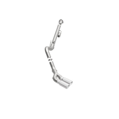 MagnaFlow 08-17 Ford F-250/F-350/F-450 4.6L/6.7 DPF-Back SS 4in Dual Single Passenger Side Rear Exit-DPF Back-Magnaflow
