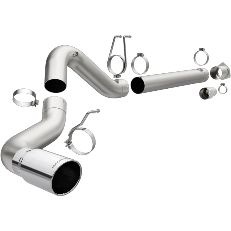 MagnaFlow 08-17 Ford F-250/F-350/F-450 6.4L/6.7L DPF-Back SS 5in Single Passenger Side Rear Exit-DPF Back-Magnaflow