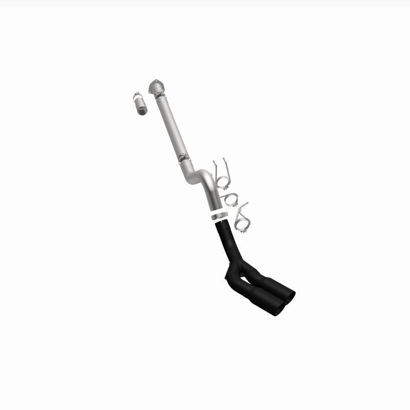 MagnaFlow 08-18 Ford F-250/F-350/F-450 4.6L/6.7 DPF-Back Black 4in Dual Single Rear Exit-DPF Back-Magnaflow
