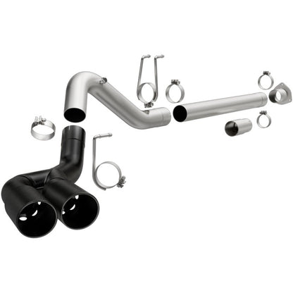 MagnaFlow 08-18 Ford F-250/F-350/F-450 4.6L/6.7 DPF-Back Black 4in Dual Single Rear Exit-DPF Back-Magnaflow