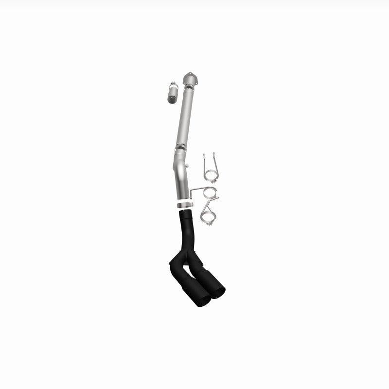MagnaFlow 08-18 Ford F-250/F-350/F-450 4.6L/6.7 DPF-Back Black 4in Dual Single Rear Exit-DPF Back-Magnaflow