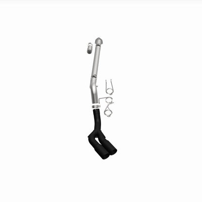 MagnaFlow 08-18 Ford F-250/F-350/F-450 4.6L/6.7 DPF-Back Black 4in Dual Single Rear Exit-DPF Back-Magnaflow