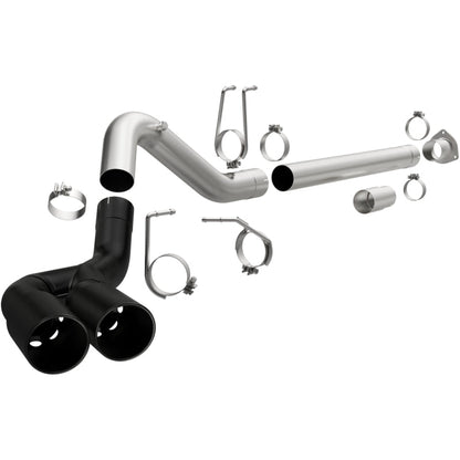 MagnaFlow 08-18 Ford F-250/F-350/F-450 4.6L/6.7 DPF-Back Black 4in Dual Single Rear Exit-DPF Back-Magnaflow