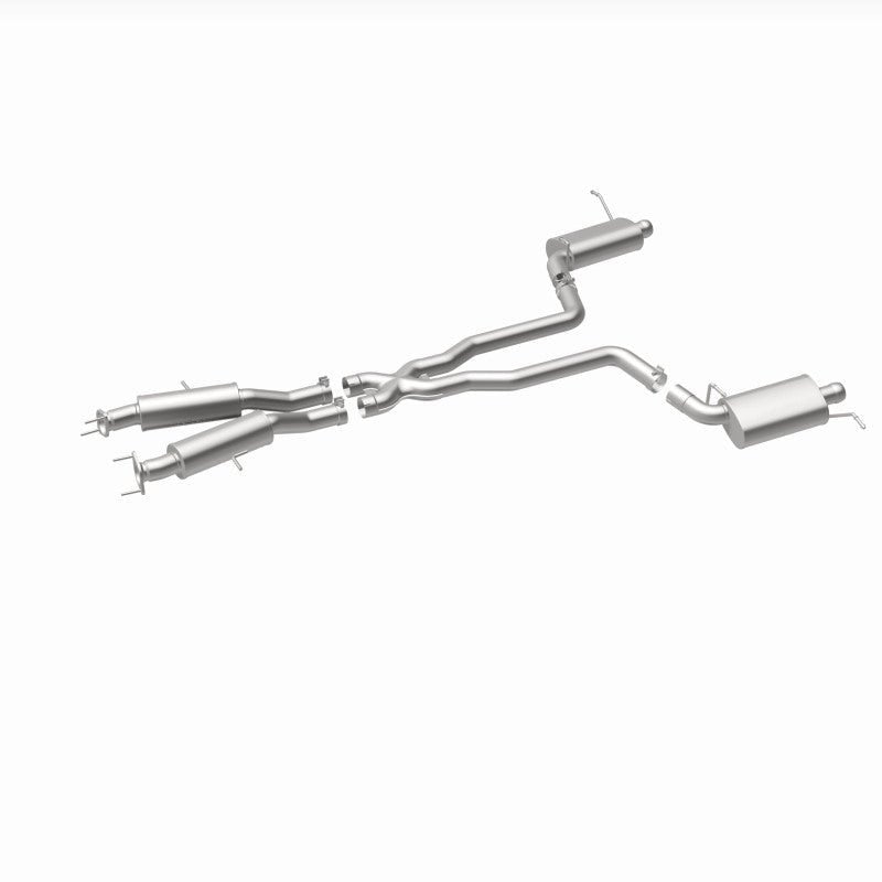 MagnaFlow 12 Jeep Grand Cherokee V8 6.4L Dual Split Rear Exit Stainless Cat Back Performance Exhaust-Catback-Magnaflow