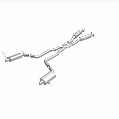 MagnaFlow 12 Jeep Grand Cherokee V8 6.4L Dual Split Rear Exit Stainless Cat Back Performance Exhaust-Catback-Magnaflow