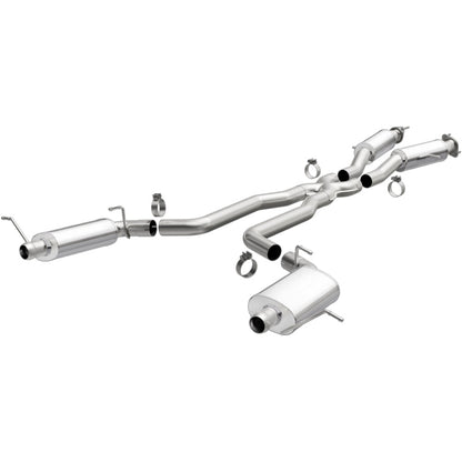 MagnaFlow 12 Jeep Grand Cherokee V8 6.4L Dual Split Rear Exit Stainless Cat Back Performance Exhaust-Catback-Magnaflow