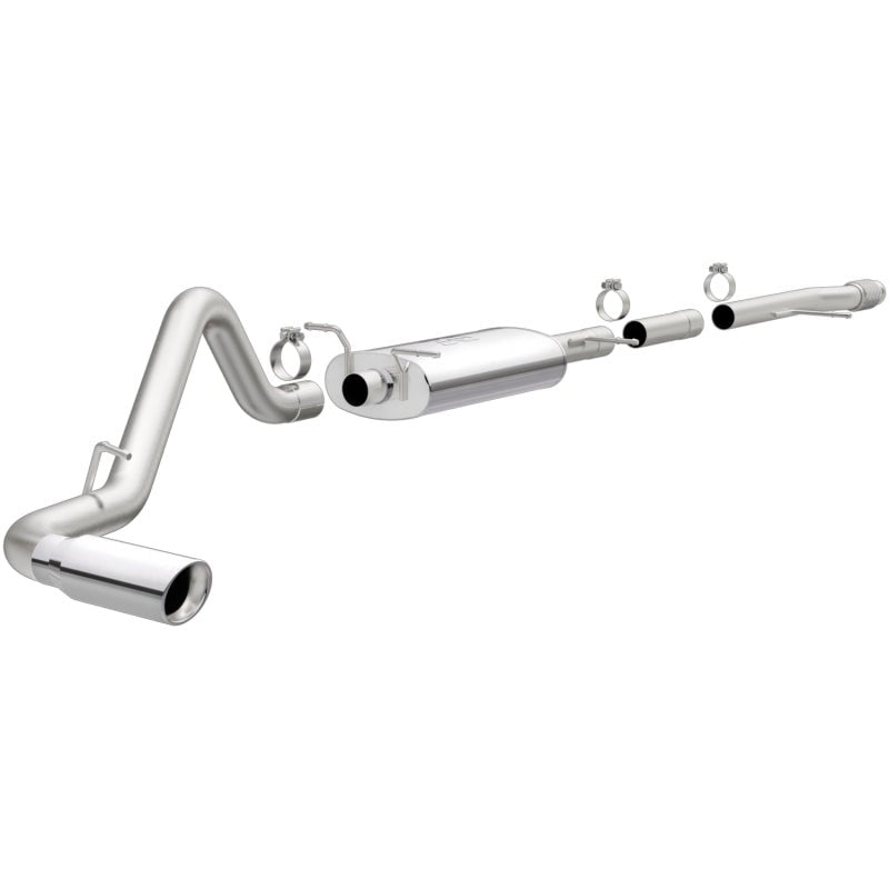 Magnaflow 14 Chevy Silverado V8 5.3L CC/EC Cab Single P/S Rear Exit Stainless Cat Back Perf Exhaust-Catback-Magnaflow