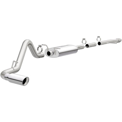 Magnaflow 14 Chevy Silverado V8 5.3L CC/EC Cab Single P/S Rear Exit Stainless Cat Back Perf Exhaust-Catback-Magnaflow