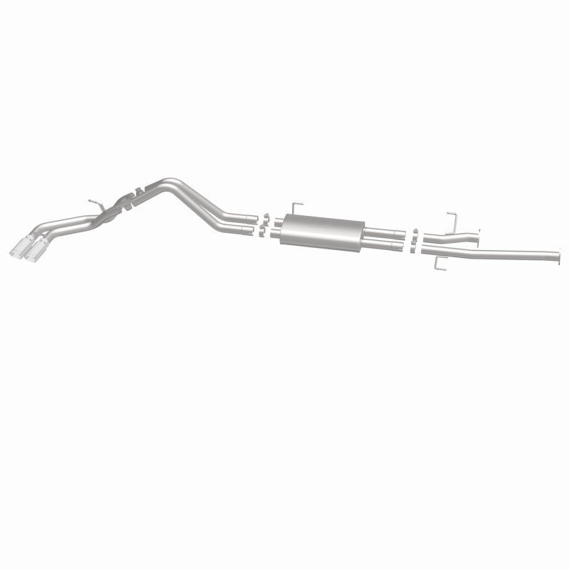 MagnaFlow 14 Toyota Tundra V8 4.6L/5.7L Stainless C/b Exhaust Dual same side pass. rear tire-Catback-Magnaflow