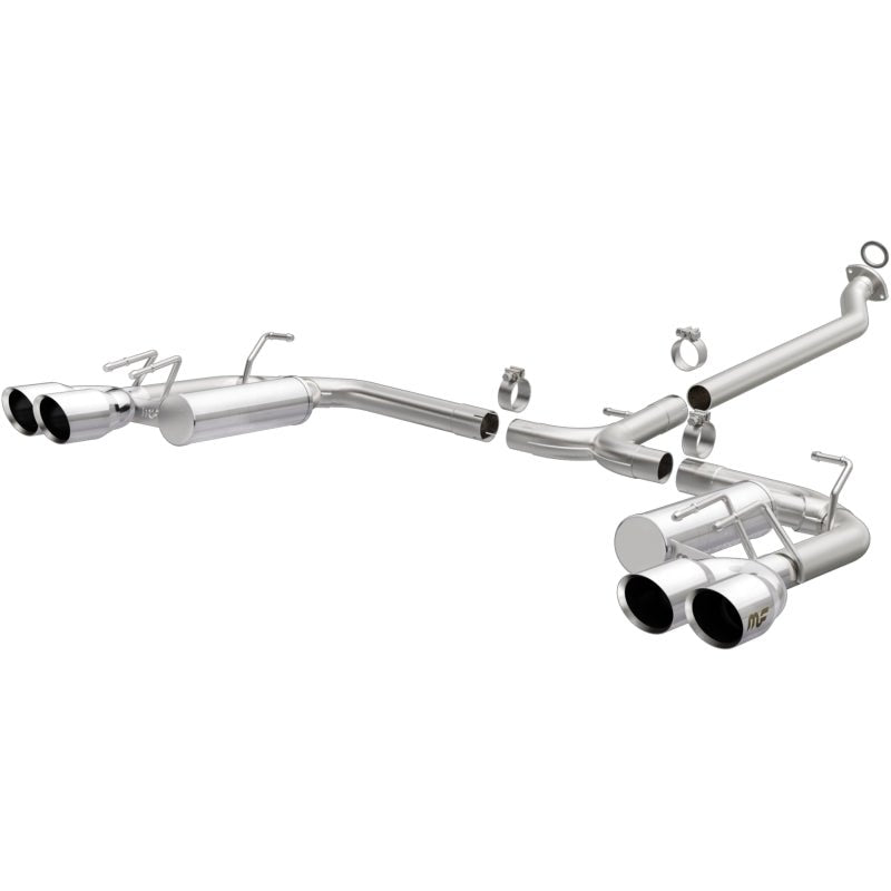 MagnaFlow 18-19 Toyota Camry XSE 2.5L (FWD) Street Series Cat-Back Exhaust w/4in Polished Quad Tips-Catback-Magnaflow
